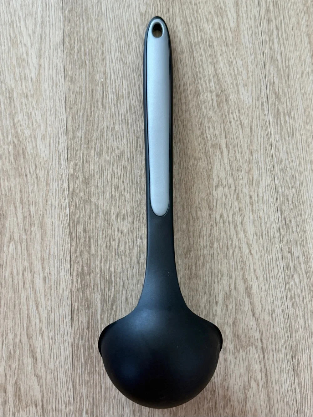 Calphalon Ladle Nylon/Silicone Black/Gray 13” Kitchen Utensil Tool